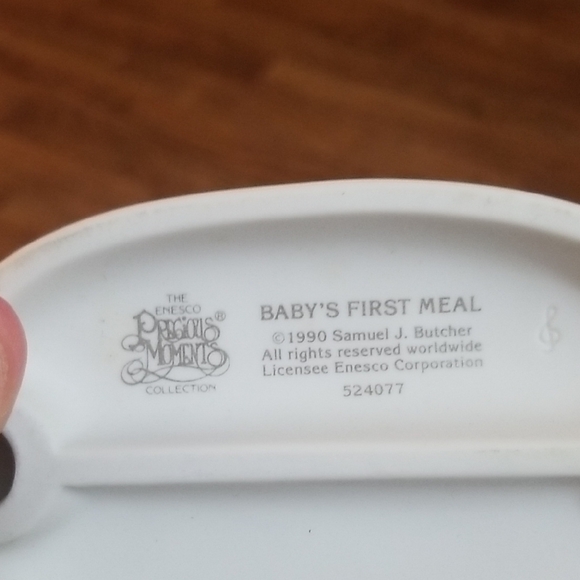 The Enesco Precious Moments Collection Baby's First Meal Figurine - Picture 7 of 7